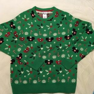 Disney Mickey ears holiday sweater